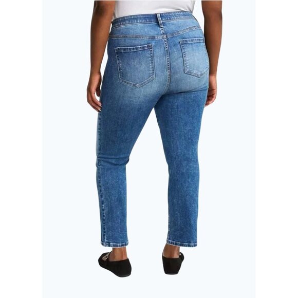 Torrid Womens Sky High Kick Boot Jeans Super Soft Stretch Denim Size 26R - Picture 2 of 16